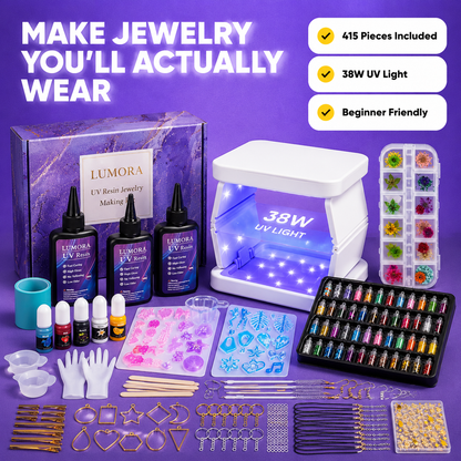Lumora UV Resin Jewelry Making Kit