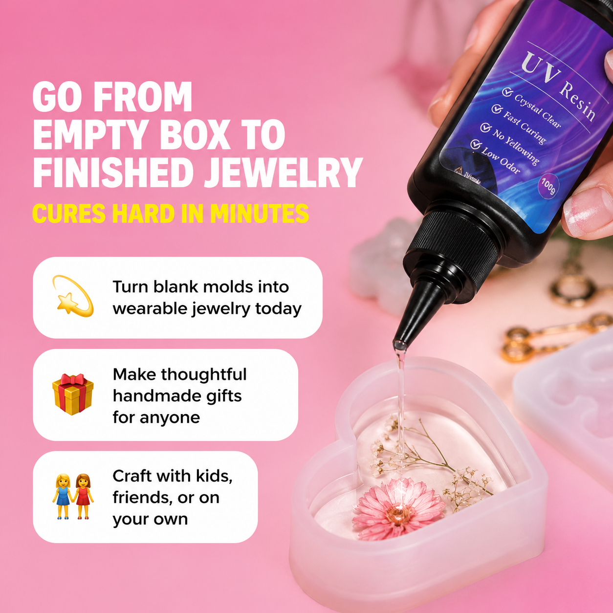 Lumora UV Resin Jewelry Making Kit