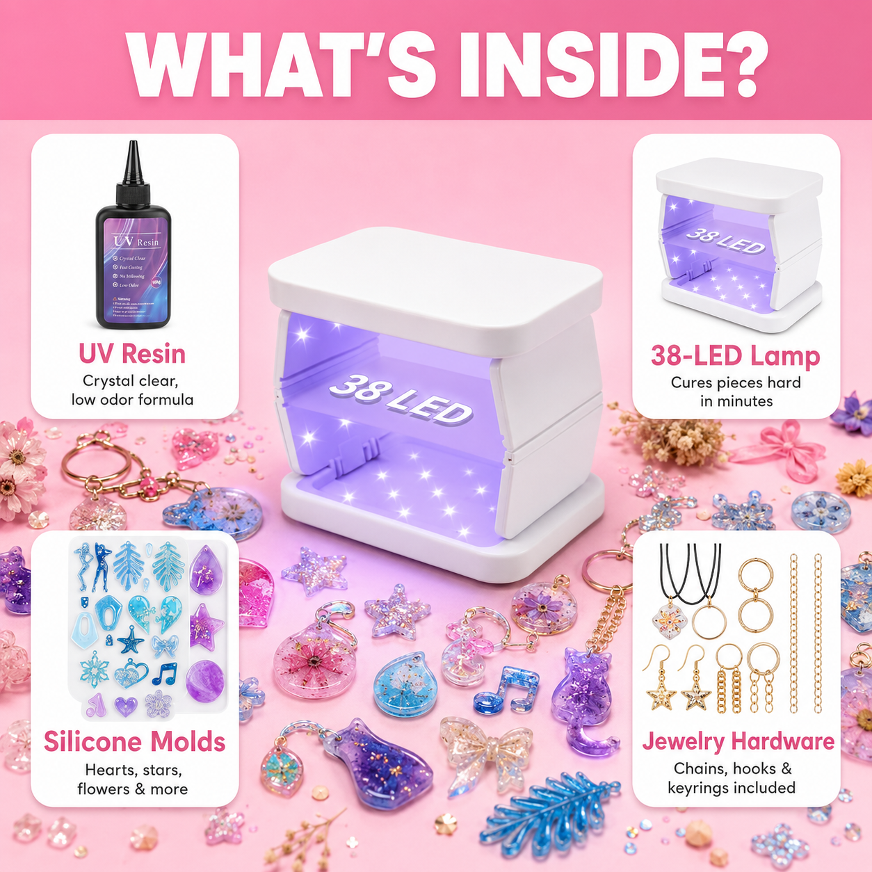 Lumora UV Resin Jewelry Making Kit